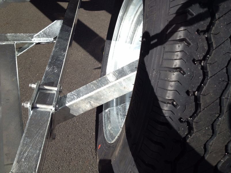 DMW Spare Wheel Bracket DMW Trailers